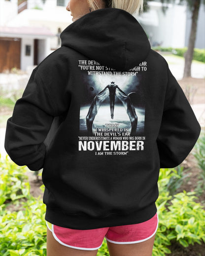 November - The Devil Whispered In My Ear - T-Shirt For Woman - DONN11 (SKU-CHAUU-11)