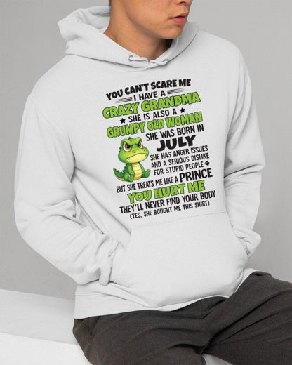 JULY - YOU CAN'T SCARE ME - FOR GRANDSON - GIFT FROM GRANDMA - EBIL07 (SKU09-85-07)