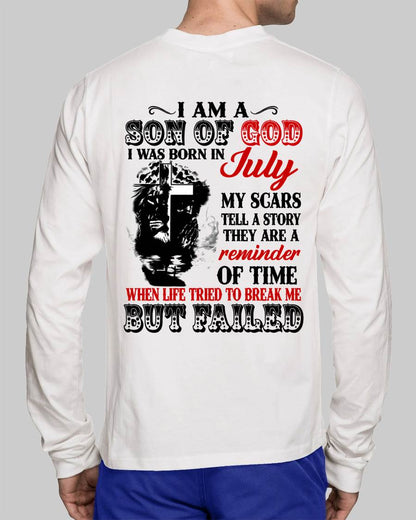 July - I Am A Son Of God – T Shirt For Man – DONN07 (SKU2604-189-07)
