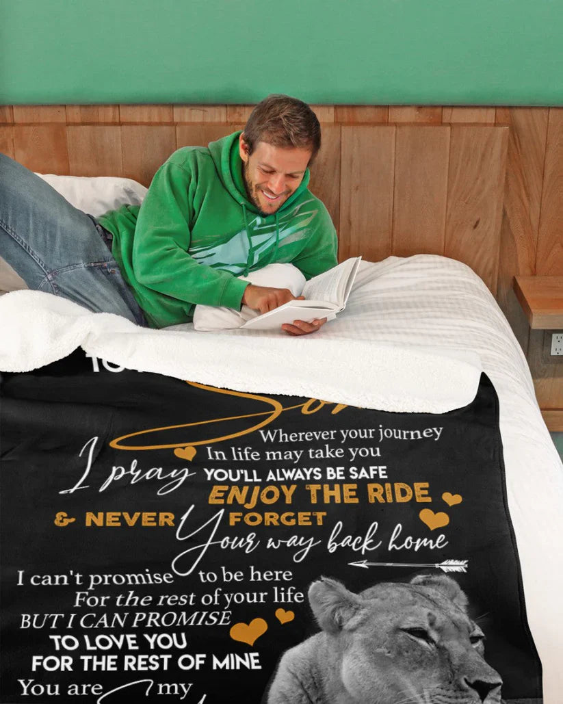 Special Gift For Your Son Blanket - From Mom