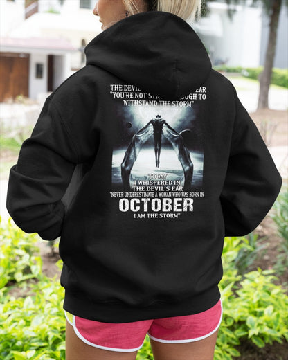 October - The Devil Whispered In My Ear - T-Shirt For Woman - DONN10 (SKU-CHAUU-10)