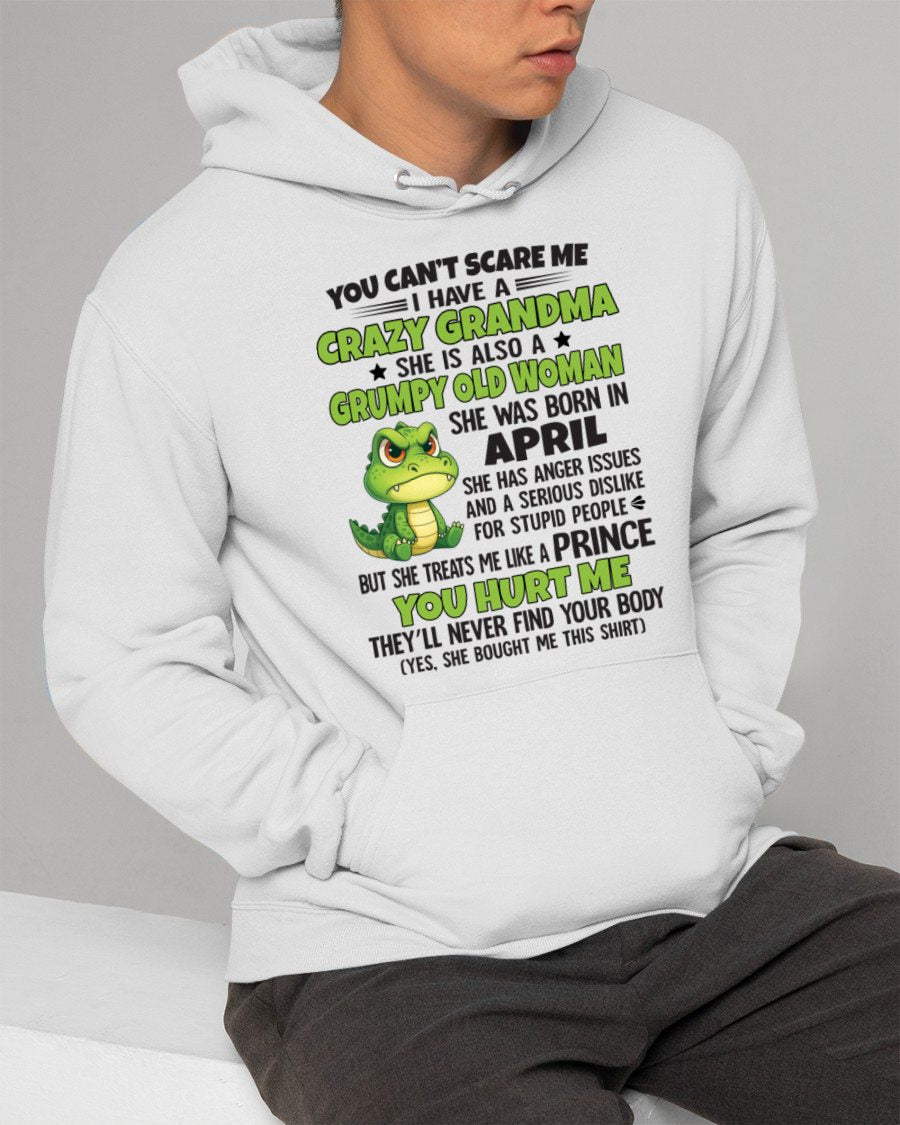 APRIL - YOU CAN'T SCARE ME - FOR GRANDSON - GIFT FROM GRANDMA - EBIL04 (SKU09-85-04)