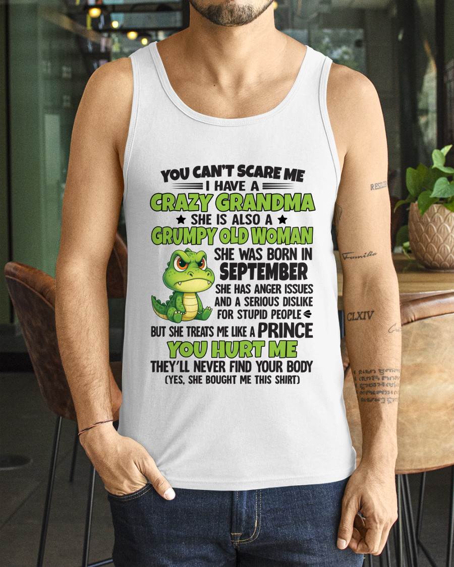 September - You Can’t Scare Me - Gift For Grandson From Grandma - DOAN09 (SKU09-85-09)