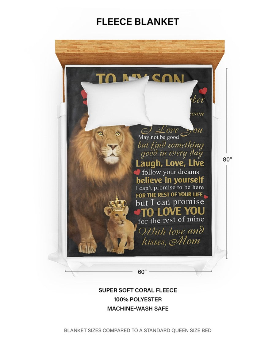 Special Gift For Your Son Blanket - From Mom (SKUB11-74)