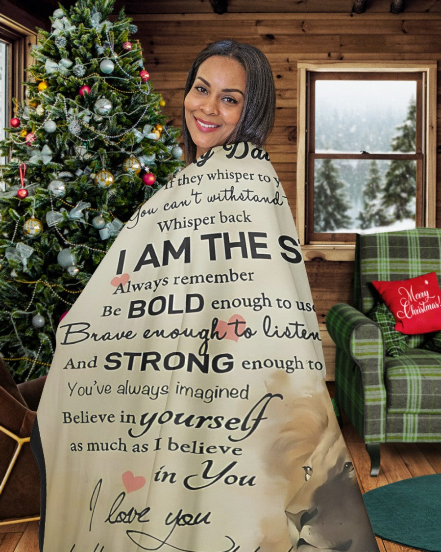 Special Gift For Your Daughter Blanket - From Dad (SKUB09-DONNB01)