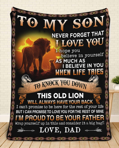 Special blanket for Son From Dad blanket