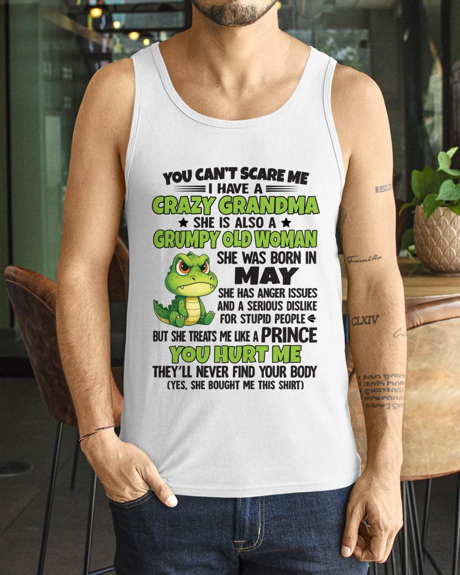 May - You Can’t Scare Me - Gift For Grandson From Grandma - DOAN05 (SKU09-85-05)