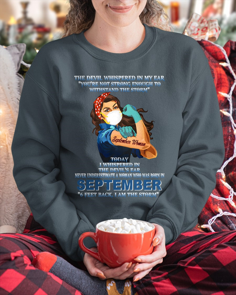 Never Underestimate A Woman Born In September – September Woman “I Am The Storm” - FMA / EBIL09 (SKU12-322-09)