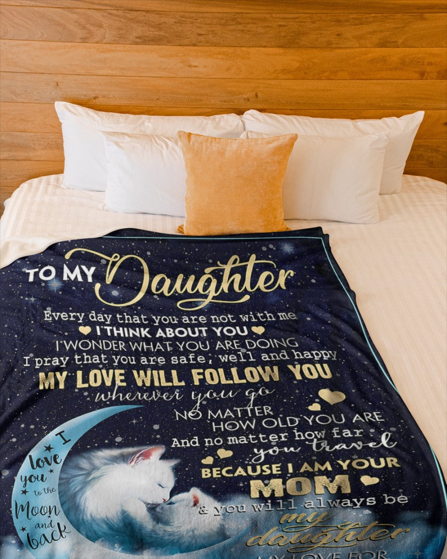 Special Gift For Your Daughter Blanket - From Mom (SKUB09-66)