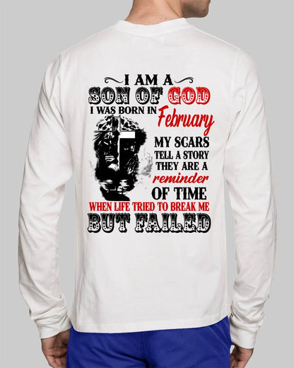 February - I Am A Son Of God – T Shirt For Man – DONN02 (SKU2604-189-02)