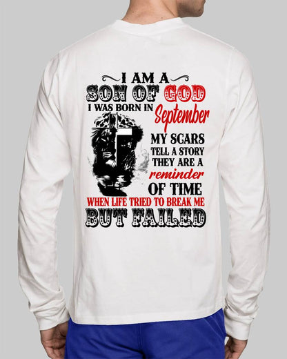 September - I Am A Son Of God – T Shirt For Man – DONN09 (SKU2604-189-09)