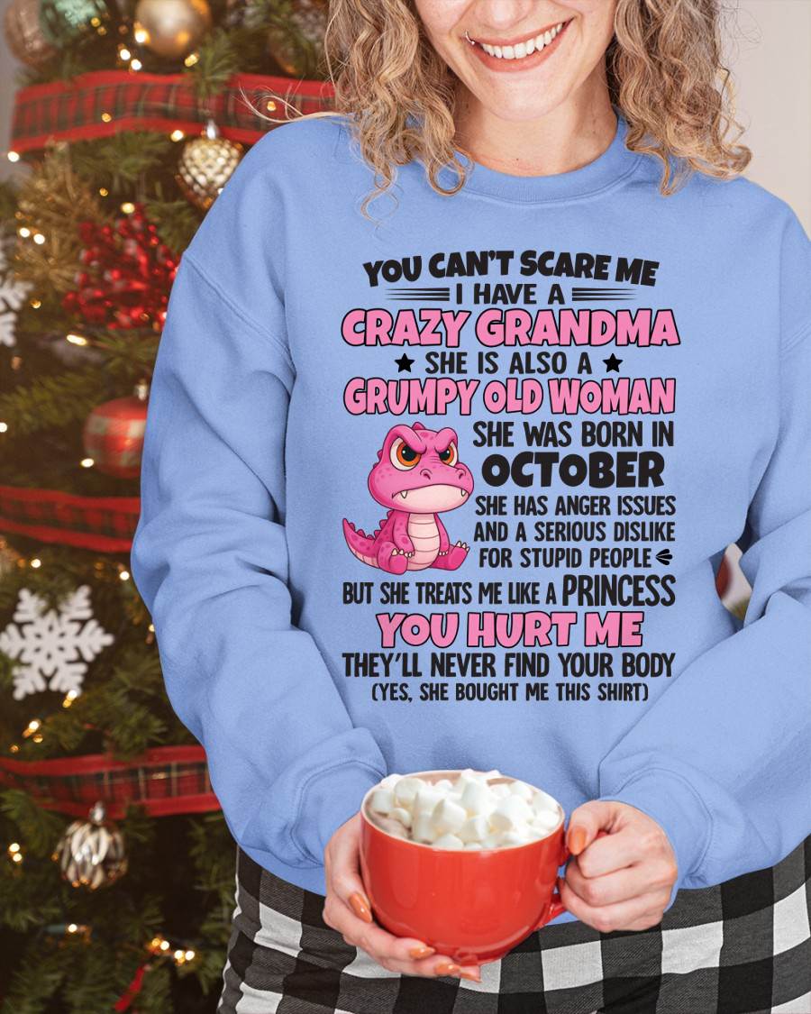 You Can’t Scare Me - Gift For Grandson And Granddaughter From Grandma - DOAN10 (SKU09-130-10)