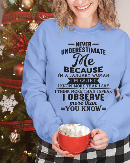 Never Underestimate Me - T Shirt For Woman - DOAN01 (SKU10-23-01)