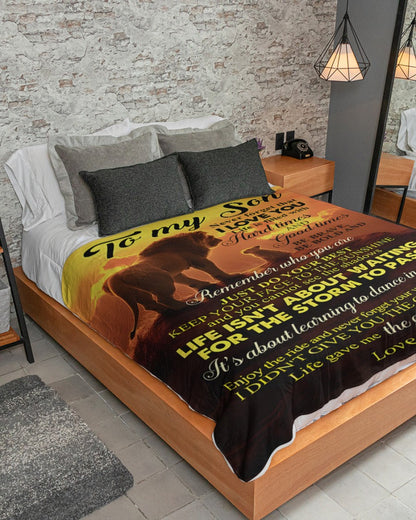 Special Gift For Your Son Blanket - From Mom (SKUB11-128)