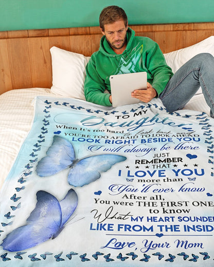 Special Gift For Your Daughter Blanket - From Mom (SKUB12-213)