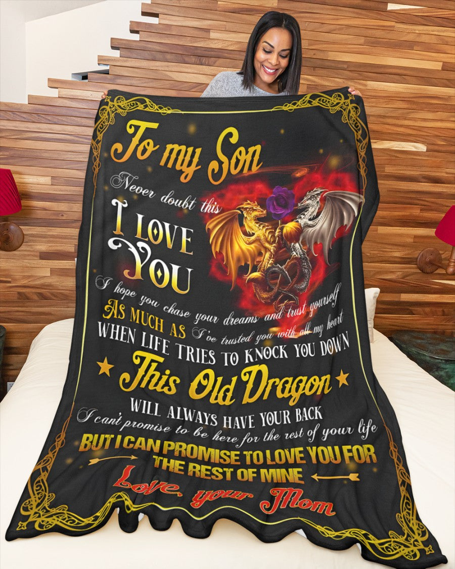Special Gift for Your Son - From Mom Blanket (SKUB11-85)