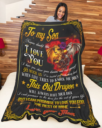 Special Gift for Your Son - From Mom Blanket (SKUB11-85)