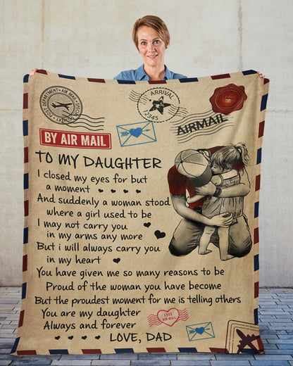 Special blanket for Daughter - From Dad blanket