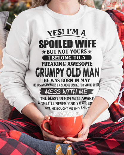 Grumpy Old Man May – Perfect gift for wife From Husband – Ebil05 (SKU08-63-05)