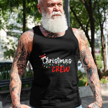 Christmas Crew Xmas Lights Family Matching Pajamas Holiday T-Shirt - Christmas Unisex T-Shirt/Hoodie/Sweatshirt - HNDS00