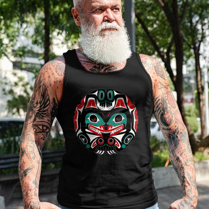 Native American T-Shirts, Vintage Native American Unisex T-Shirt/Hoodie/Sweatshirt HLT00 - Alaska Native American Art Tlingit Eagle Tribal Bear Clan T-Shirt (1)