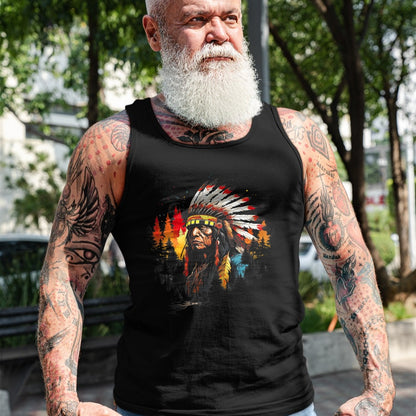 Native American T-Shirts, Vintage Native American Unisex T-Shirt/Hoodie/Sweatshirt HLT00 - Native American Chief Tribes Culture Sacred Sioux T-Shirt (2)