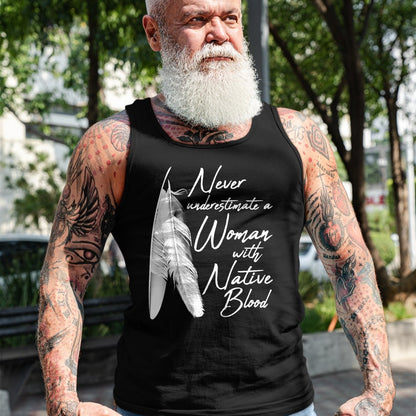 Native American T-Shirts, Vintage Native American Unisex T-Shirt/Hoodie/Sweatshirt HLT00 - Native American A Woman With Native Blood American Indian T-Shirt (1)