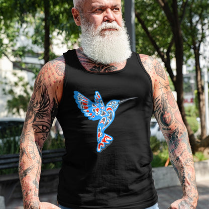 Native American T-Shirts, Vintage Native American Unisex T-Shirt/Hoodie/Sweatshirt HLT00 - Hummingbird Native American Indian Tribal Graphic T-Shirt