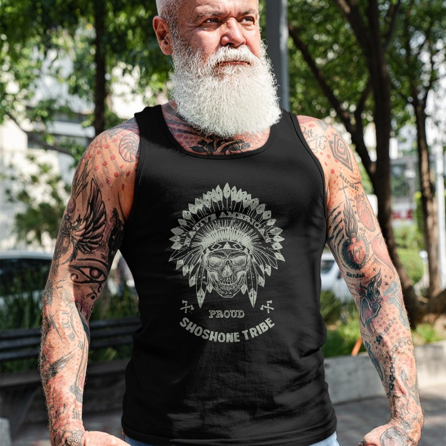 Native American T-Shirts, Vintage Native American Unisex T-Shirt/Hoodie/Sweatshirt HLT00 - Sioux Blood Indian Chief Native American Indian Tribe T-Shirt