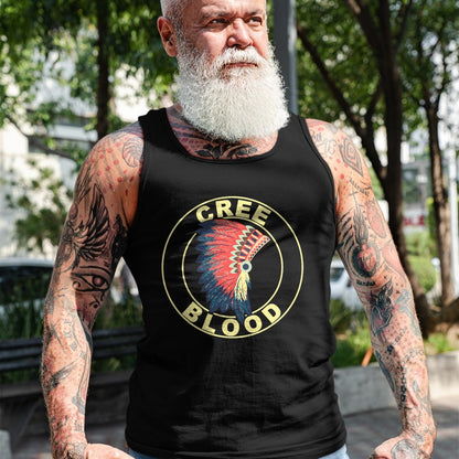 Native American T-Shirts, Vintage Native American Unisex T-Shirt/Hoodie/Sweatshirt HLT00 - American Flag - Comanche Blood Headdress Native American Comanche Tribe T-Shirt