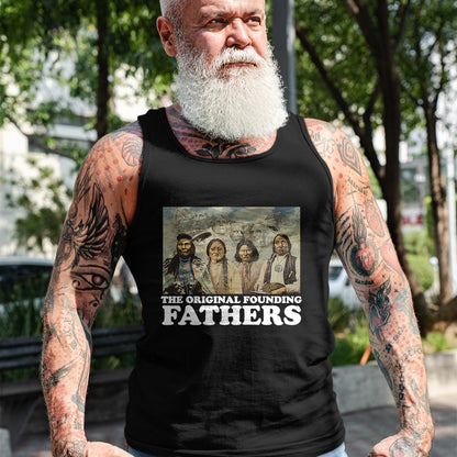 Native American T-Shirts, Vintage Native American Unisex T-Shirt/Hoodie/Sweatshirt HLT00 - The Original Founding Fathers Native American T-Shirt (4)