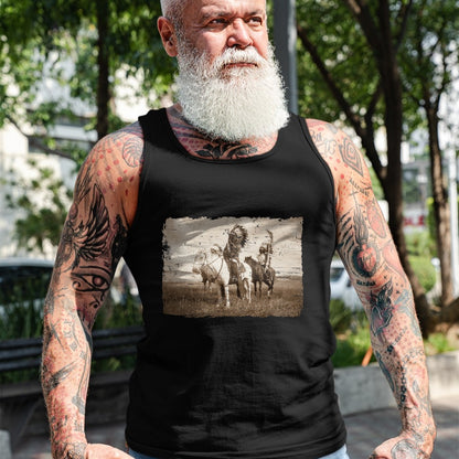 Native American T-Shirts, Vintage Native American Unisex T-Shirt/Hoodie/Sweatshirt HLT00 - Native American Chief Head Indians Warbonnets Headdress T-Shirt (1)