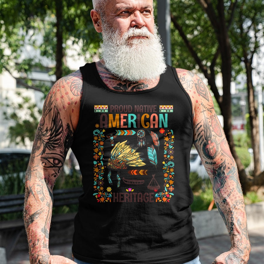 Native American T-Shirts, Vintage Native American Unisex T-Shirt/Hoodie/Sweatshirt HLT00 - Native American Heritage Idea For Women Native American T-Shirt