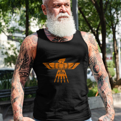 Native American T-Shirts, Vintage Native American Unisex T-Shirt/Hoodie/Sweatshirt HLT00 - Native American Thunderbird Funny Tribal Art Gift Men Women T-Shirt (1)
