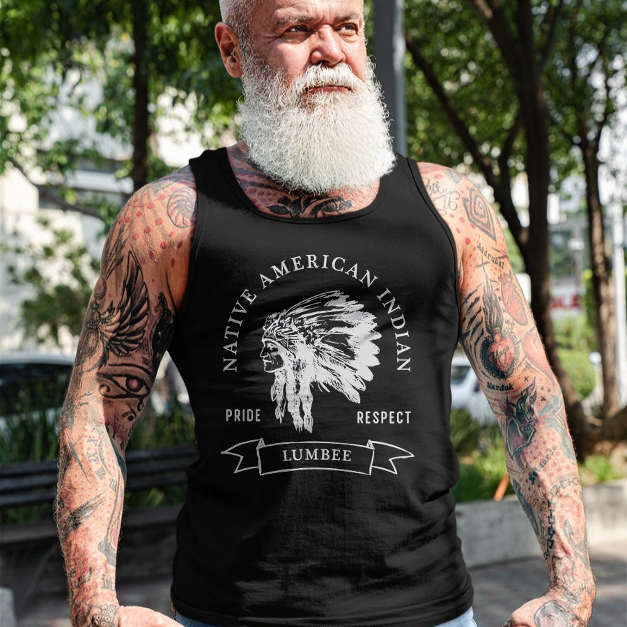 Native American T-Shirts, Vintage Native American Unisex T-Shirt/Hoodie/Sweatshirt HLT00 - Lumbee Tribe Native American Indian Pride Respect Darker Long Sleeve T-Shirt