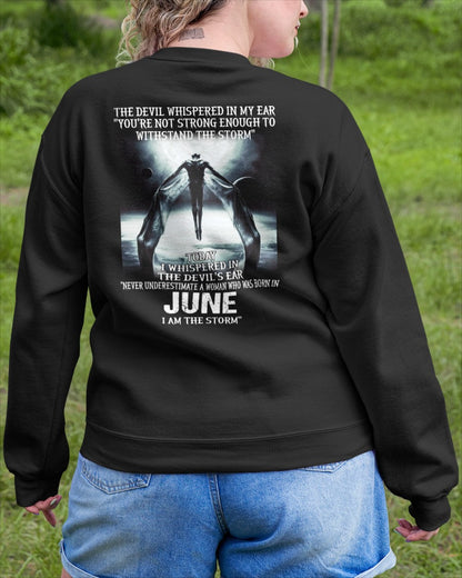 June - The Devil Whispered In My Ear - T-Shirt For Woman - DONN06 (SKU-CHAUU-06)
