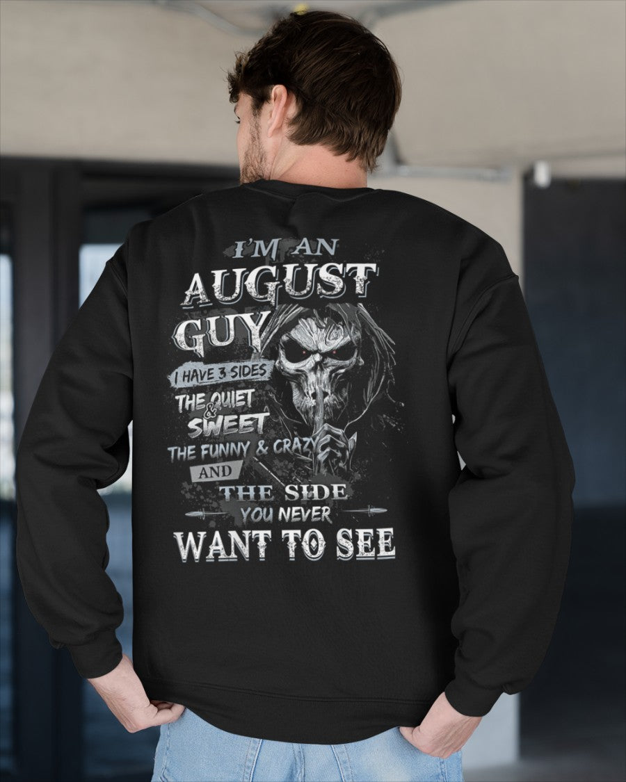AUGUST - I HAVE 3 SIDES - T-SHIRT FOR MAN - DONN08 (SKU07-60-08)
