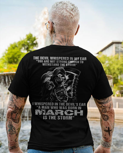 March - The Devil Whispered In My Ear - T-Shirt For Man - DONN03 (SKU08-87-03)