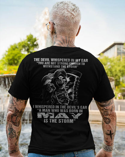 May - The Devil Whispered In My Ear - T-Shirt For Man - DONN05 (SKU08-87-05)