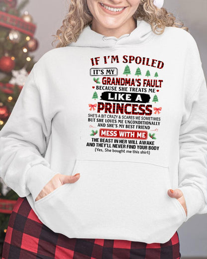 CHRISTMAX T-SHRIT FOR GRANDDAUGHTER - GIFT FROM GRANDMA - EBIL00