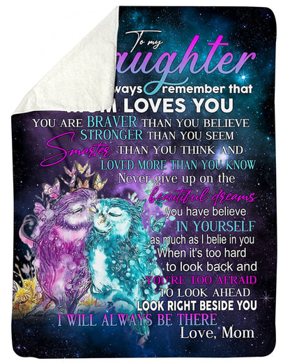 Special gift for your Daughter - from Mom Blanket