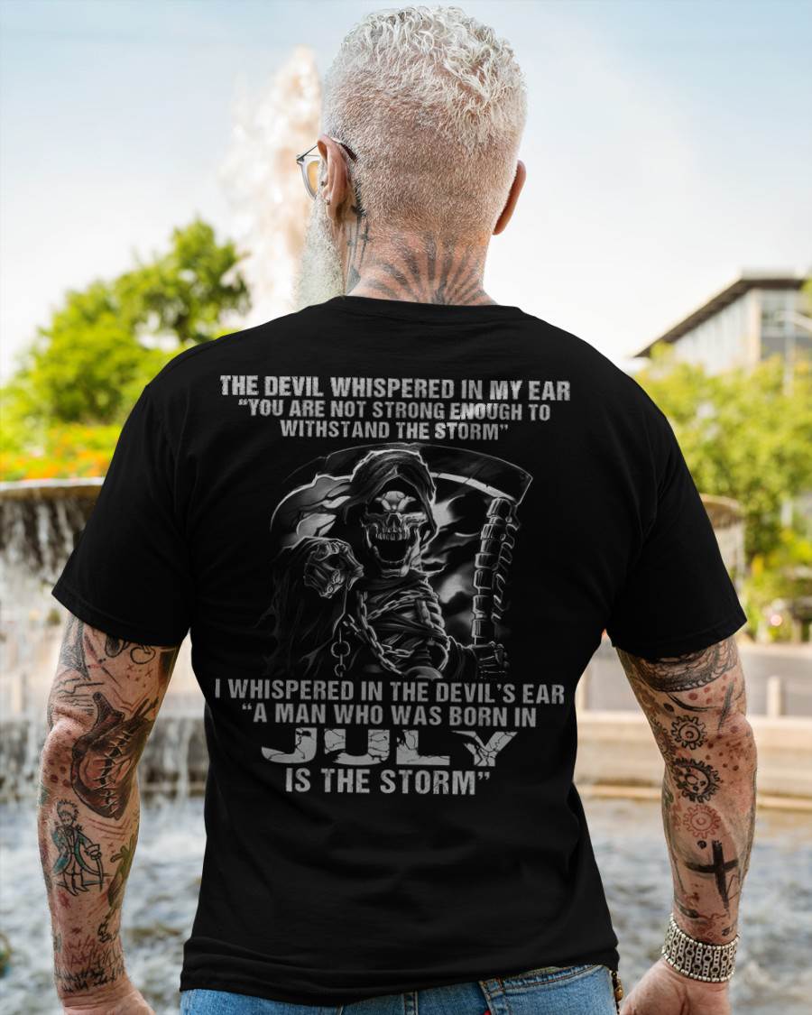 July - The Devil Whispered In My Ear - T-Shirt For Man - DONN07 (SKU08-87-07)