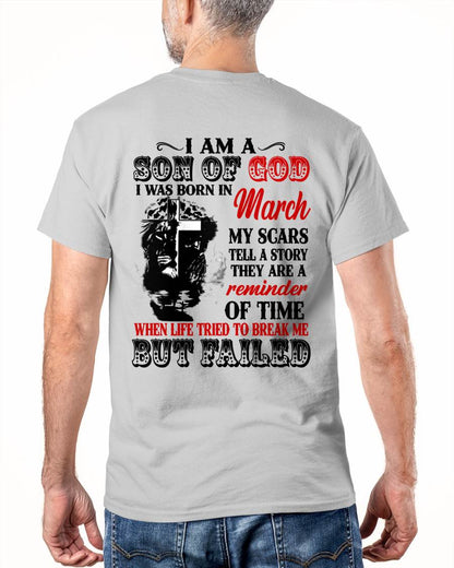 March - I Am A Son Of God – T Shirt For Man – DONN03 (SKU2604-189-03)