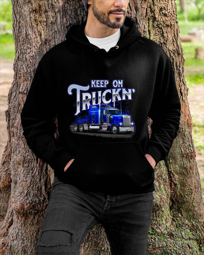 Keep On Truckn - Semi Truck Driver Trucker Trucking Mechanic T-Shirt - Gift For Mechanic - DONN (SKUM08-D17)