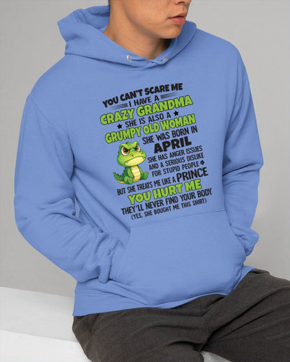 APRIL - YOU CAN'T SCARE ME - FOR GRANDSON - GIFT FROM GRANDMA - EBIL04 (SKU09-85-04)