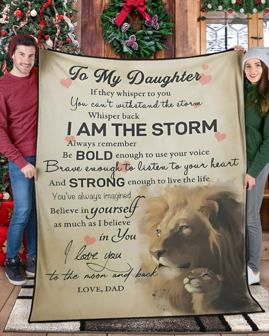 Special Gift For Your Daughter Blanket - From Dad (SKUB09-DONNB01)