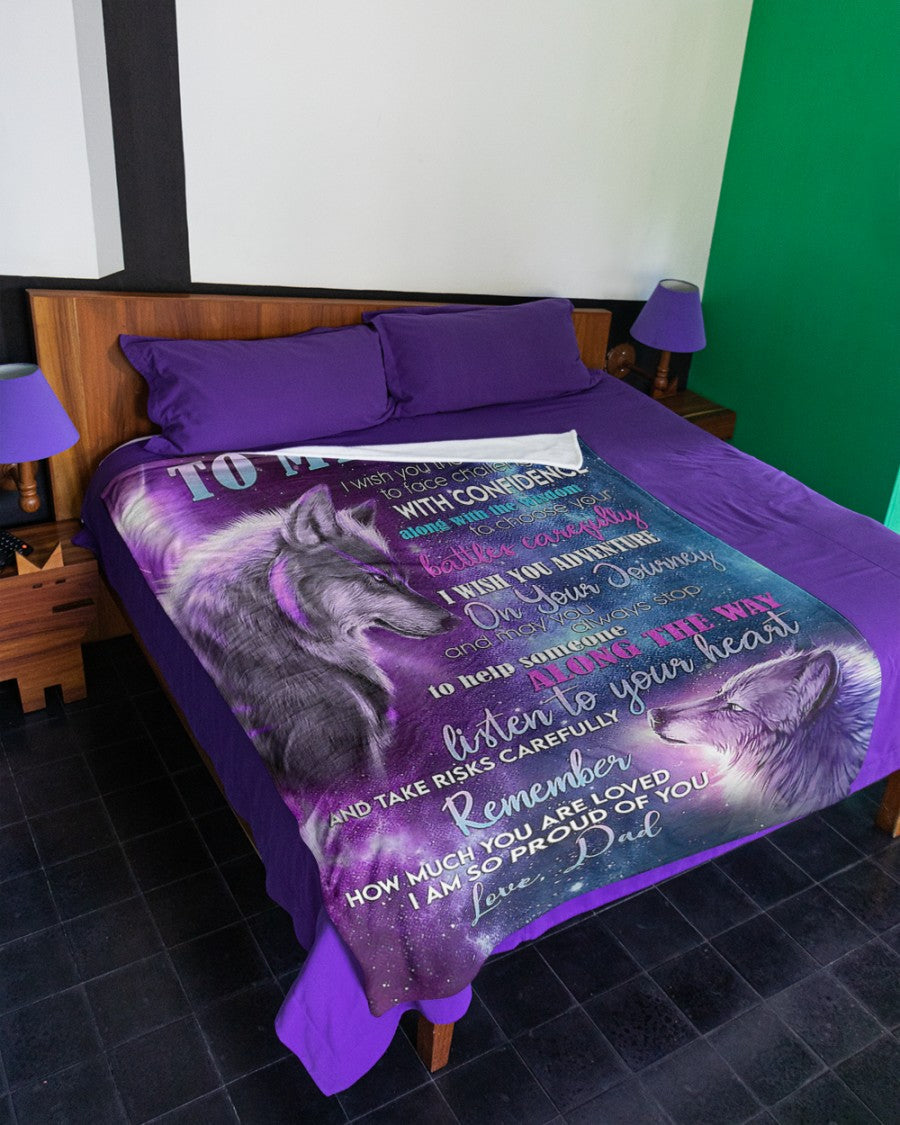 The Perfect Gift For Your Son Blanket - From Dad (SKUB10-BDONN)