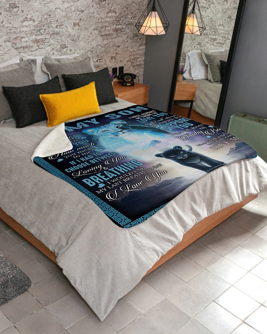 Perfect Gift For Son - from mom blanket (SKUB06-84)