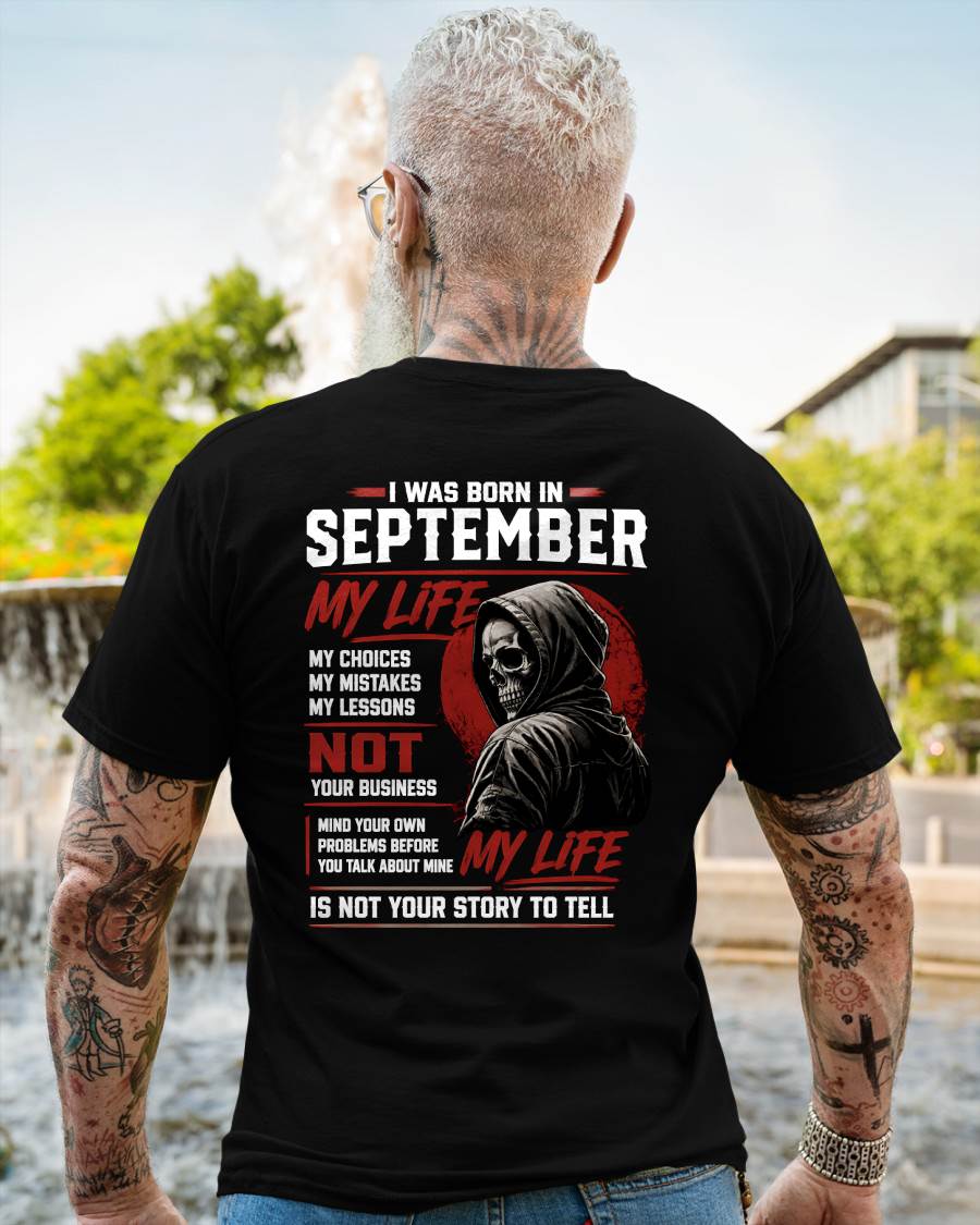 SEPTEMBER - MY LIFE - T SHIRT FOR MAN - DONN09 (SKU2607-329-09)