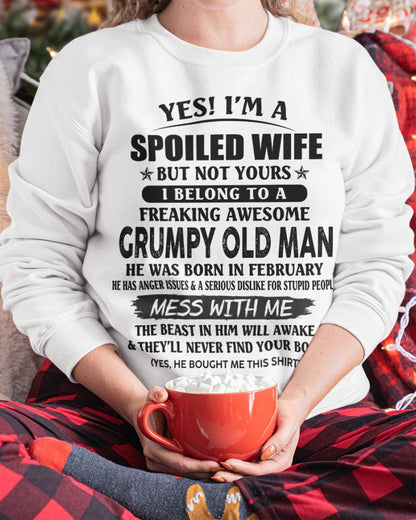 Grumpy Old Man February – Perfect gift for wife From Husband – EBIL02 (SKU08-63-02)